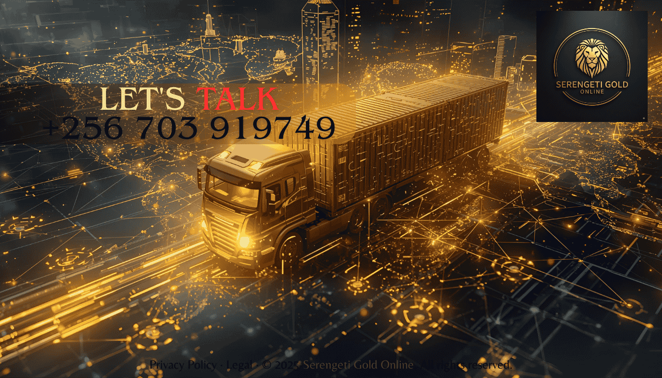 Cargo shipment of gold bullion representing global trade logistics