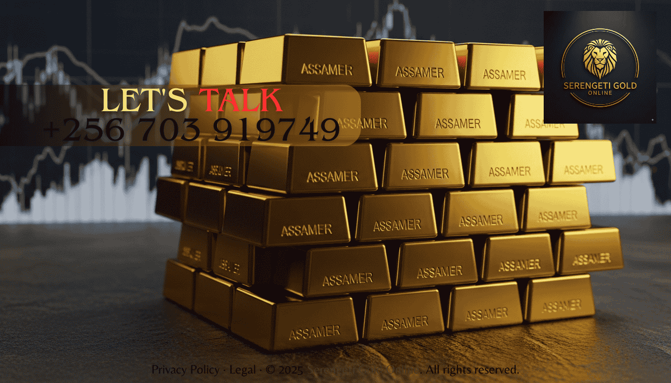 Gold bars stacked as a symbol of wealth protection during economic crisis