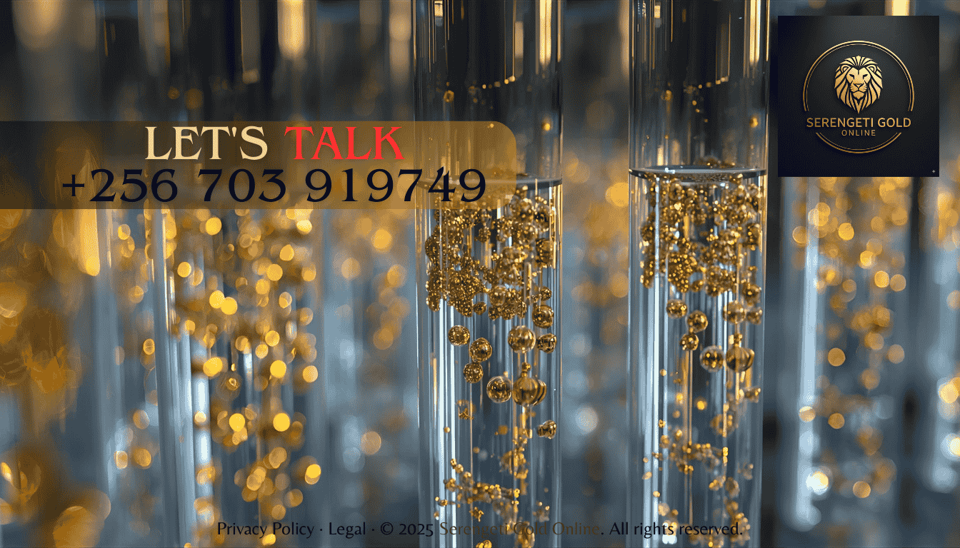 Gold nanoparticles in laboratory glass vials